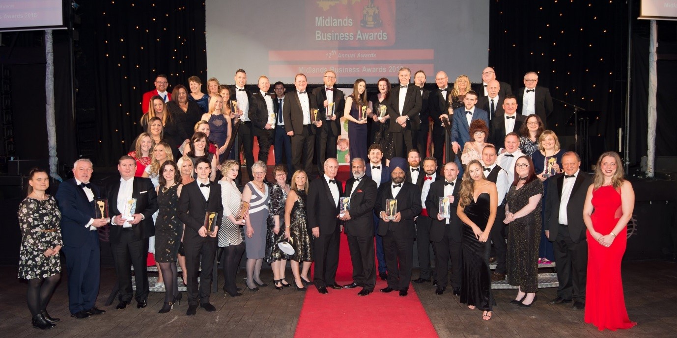 The Winners are announced at Midlands Business Awards 2018